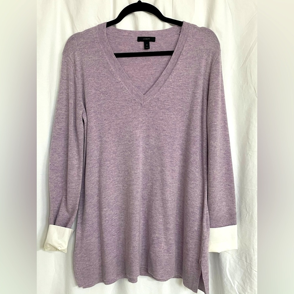 Jcrew lavender sweater